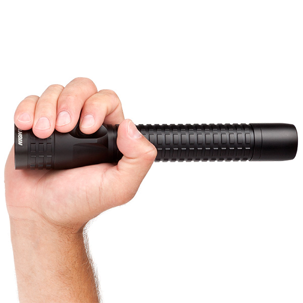 Nightstick Duty-Personal Size Rechargeable Flashlight Action